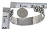 Turquoise Sterling Silver Butterfly Dragonfly Cuff Bracelet VX63751
